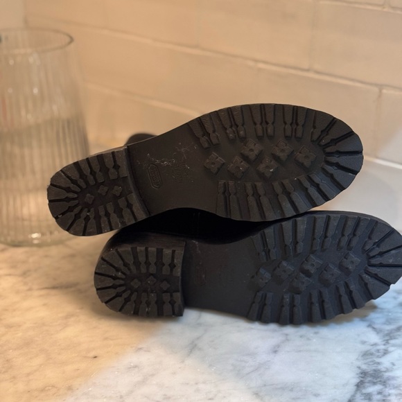 Stuart Weitzman Black Combat Boots - Picture 5 of 7